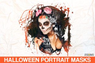 20 Watercolor Portrait Masks Halloween – A Versatile Graphic Design Asset for Crafters & Etsy Sellers