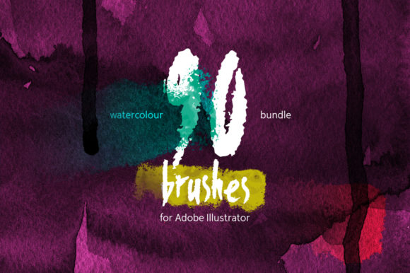 90 Watercolor Brushes Bundle: A Designer’s Review for Brand & Marketing Use