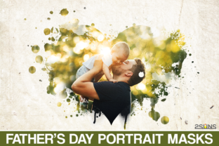 Father's Day Watercolor Masks – A Versatile Design Asset for Crafters & Handmade Sellers