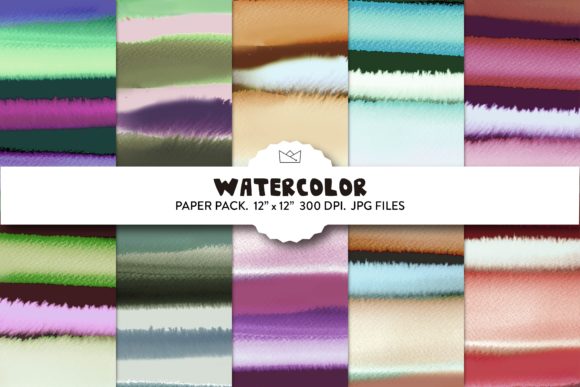Rainbow Watercolor Stripes: A Pattern for Playful Handmade Crafts