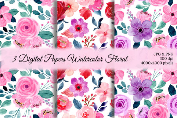 Seamless Pattern Floral Watercolor 29 Review