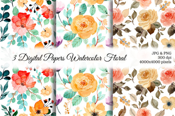Seamless Pattern Floral Watercolor 38 Review