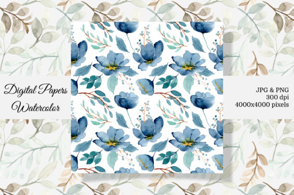 Seamless Pattern Floral Watercolor 7 Review