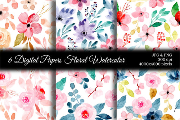 Seamless Pattern Floral Watercolor 93: A Designer’s Take for Branding and Creative Projects