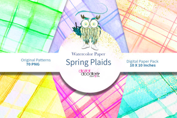 Spring Watercolor Plaid: A Fresh Pattern for Modern Branding and Marketing Visuals