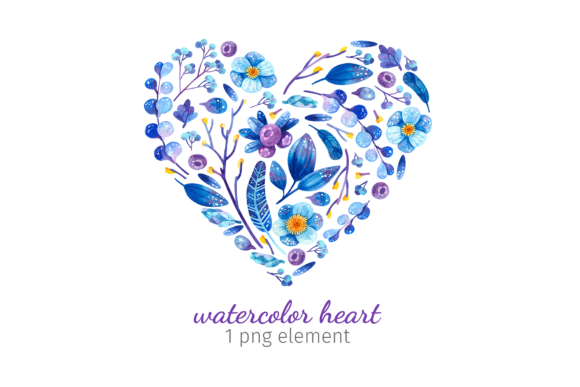 Valentine’s Day Watercolor Clipart for Crafts & Creative Design Projects
