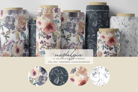 Watercolor Floral Digital Paper Pack: Patterns That Bring Local Branding to Life