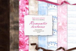 Watercolor Romantic Textures for Handmade Magic