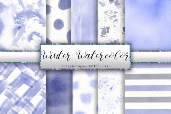 Winter Watercolor Texture Background: A Visual Designer’s Take for Content Publishers